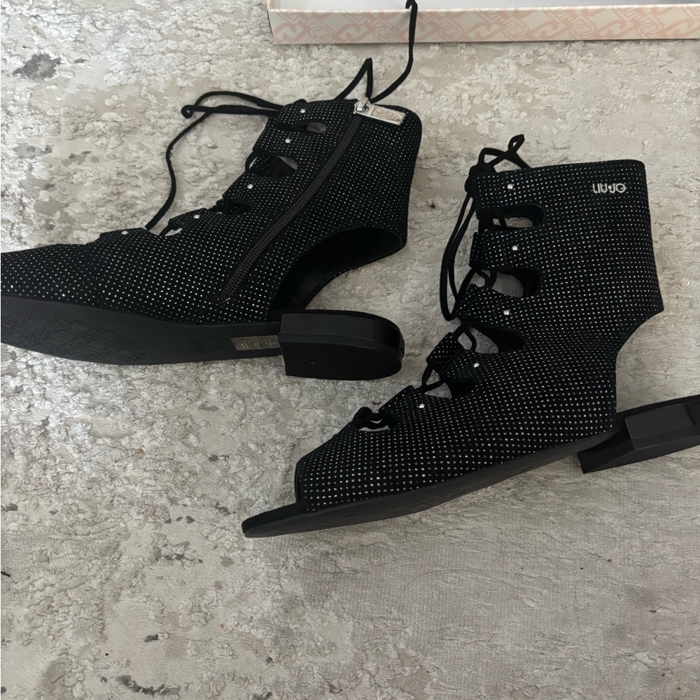 Liu Jo Studded Gladiator Sandals